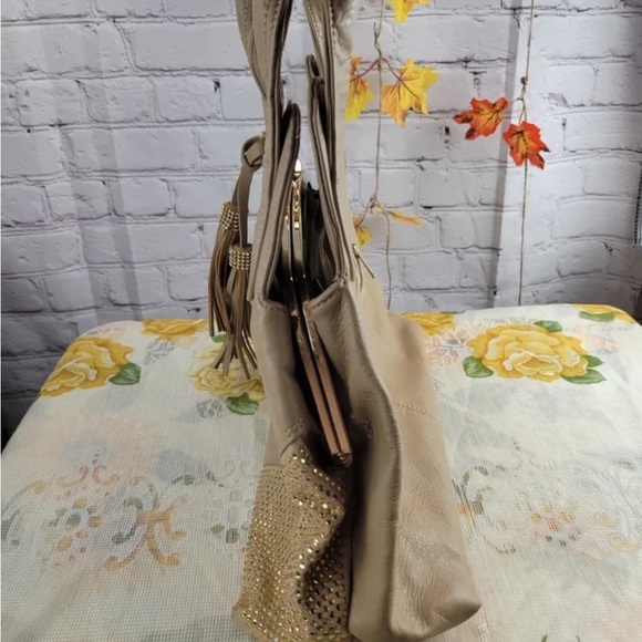 LUXANNE Vintage Kiss Lock gold-detailed handbag - Picture 10 of 11